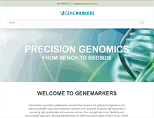 Tablet Screenshot of genemarkersllc.com